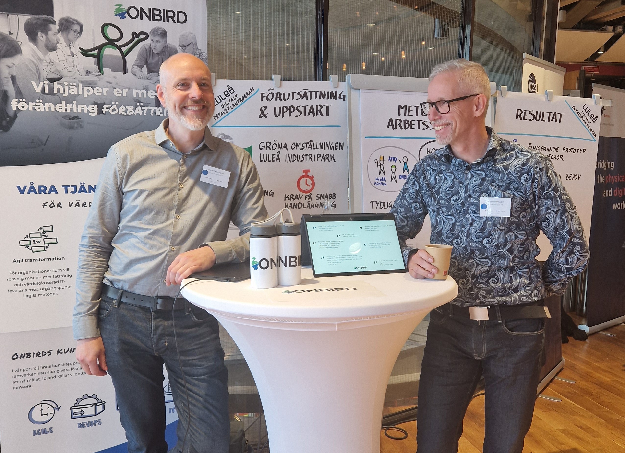Daniel och Torbj&ouml;rn p&aring; Arbeta Smart 2023
